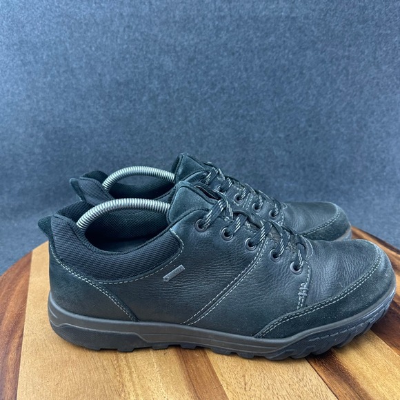 ECCO Urban Lifestyle Gore-Tex Black Leather Hiking Shoes 83070402001 Size 8 main image 7